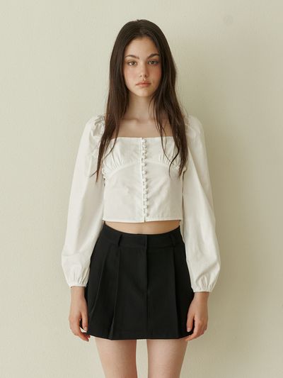 KINDABABY Baby Long Sleeve Blouse - White
