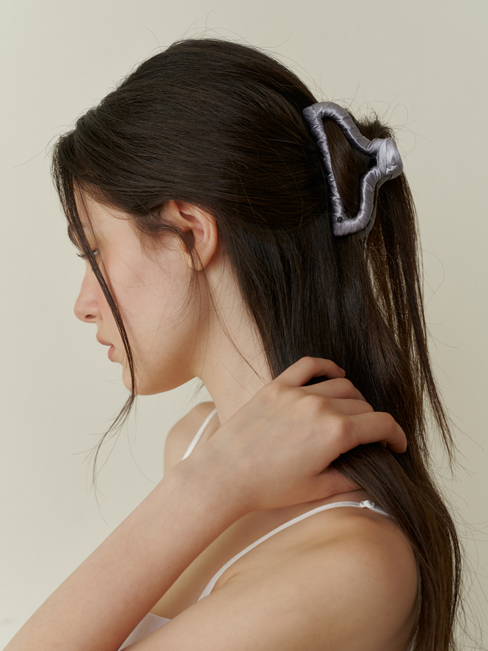 KINDABABY Basic Middle Hair Claw_Gray