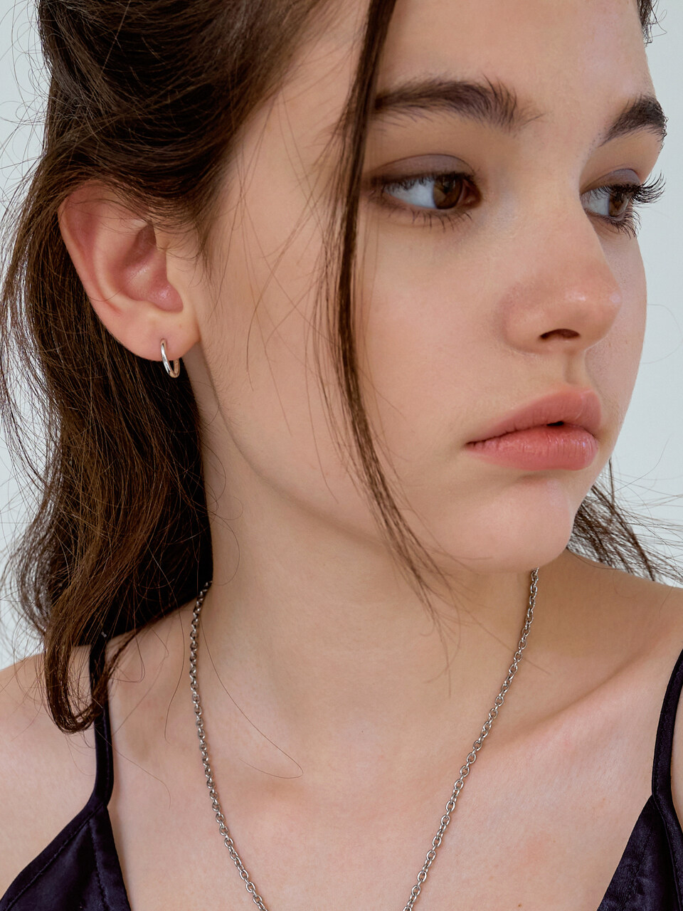 KINDABABY Basic silver earring