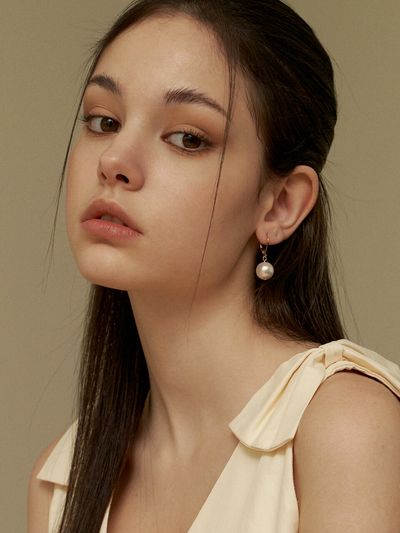 KINDABABY Basic swarovski pearl earring