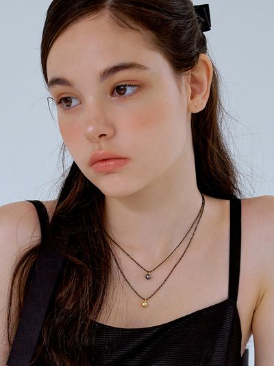 KINDABABY Black chain color swa pearl necklace