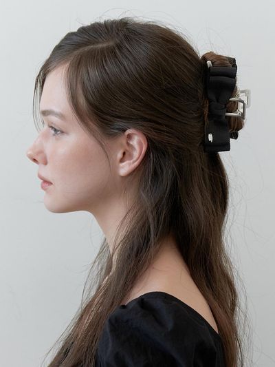 KINDABABY Classic Ribbon Silver Claw_Black