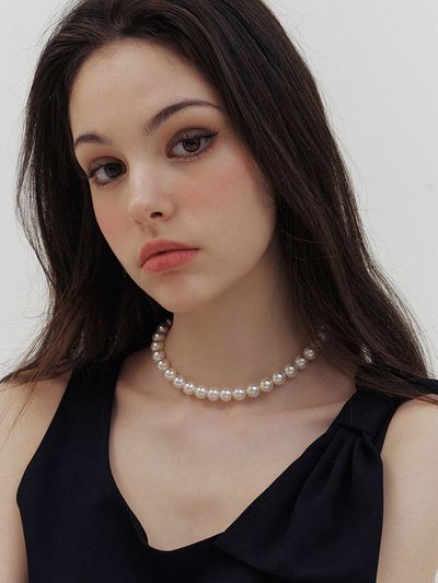 KINDABABY Classic Swarovski Pearl Necklace (10MM) - 2 Colors