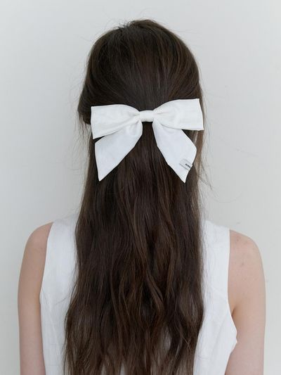 KINDABABY French Calla Ribbon Pin_Off White