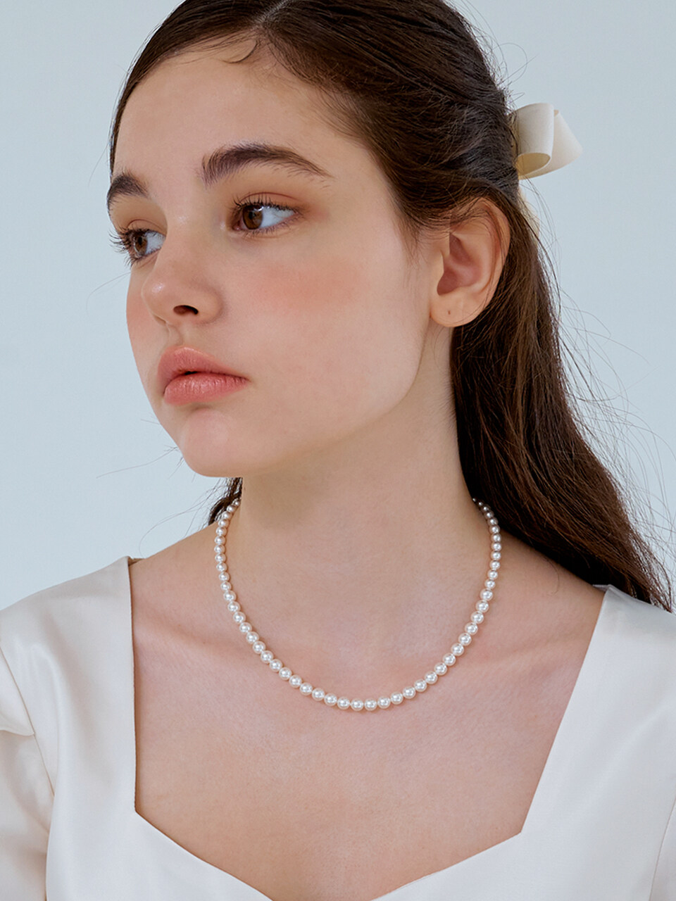 KINDABABY Gradation Swa Pearl Necklace