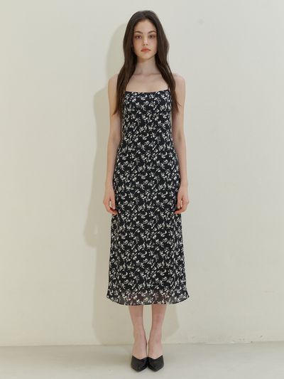 KINDABABY Iris Long Dress- Black