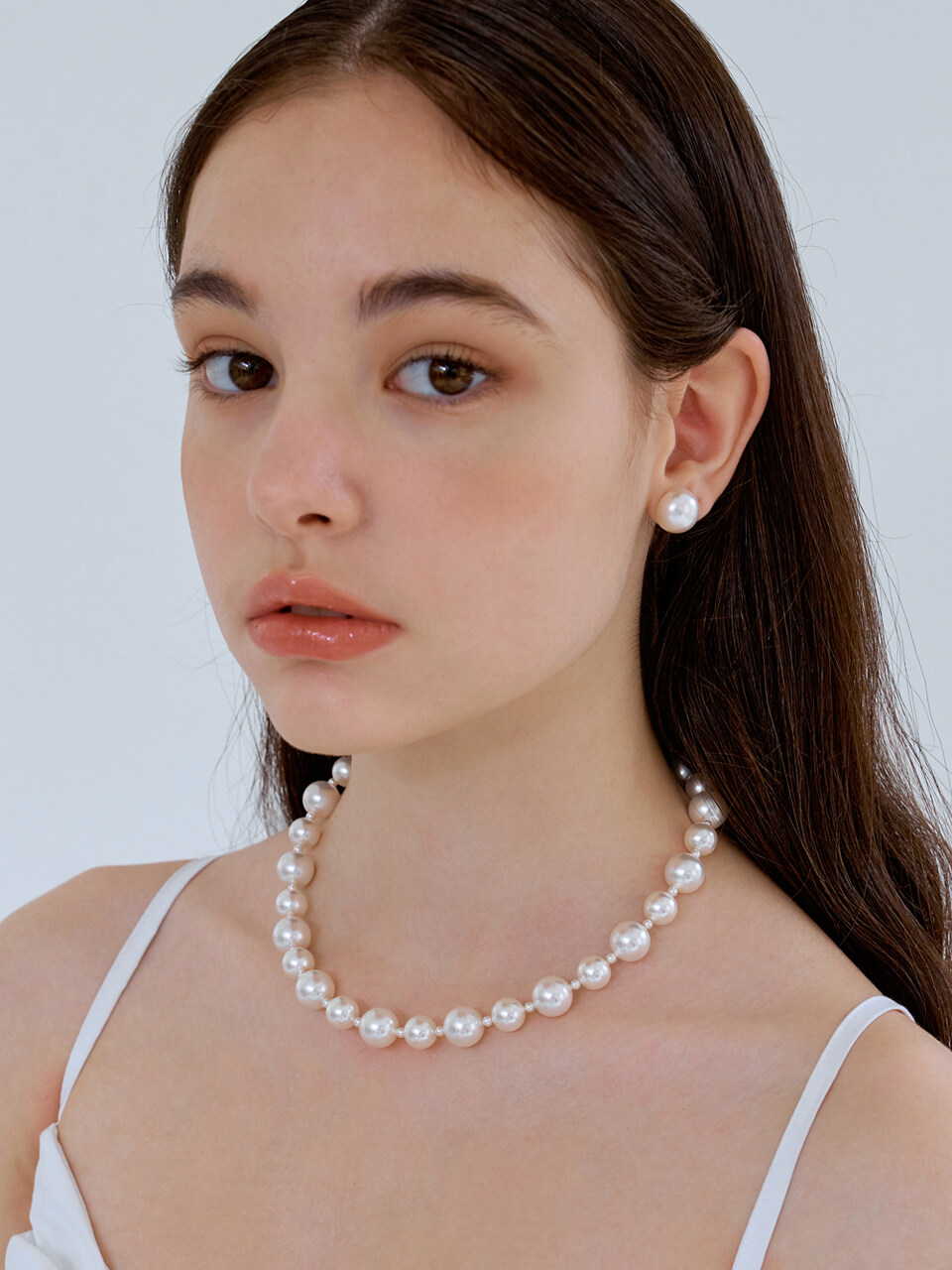 KINDABABY Mixed big swa pearl necklace