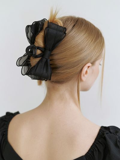 KINDABABY Romance Double Ribbon Matte Claw_Black