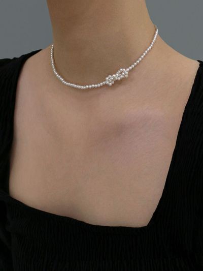 KINDABABY Romantic knot pearl necklace