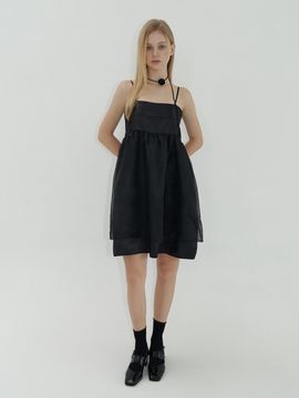 KINDABABY Satin Organza Layered Dress