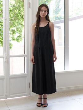 KINDABABY Semi Halter Long Dress_Black