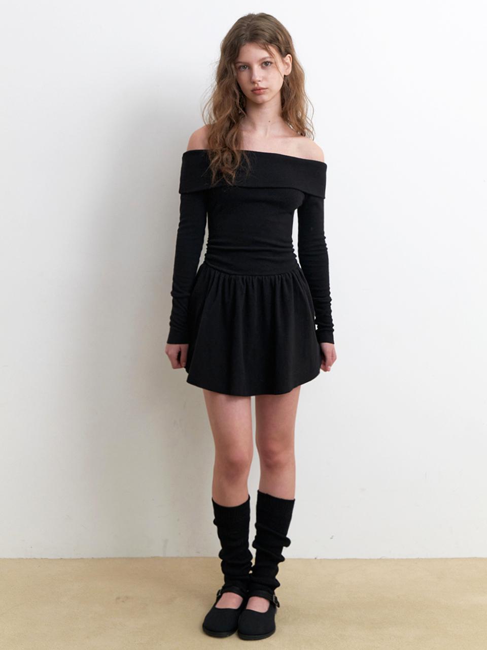 KINDABABY softy bella dress - black
