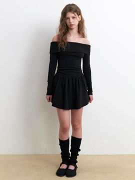 KINDABABY softy bella dress - black