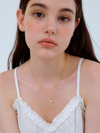 KINDABABY Swa double chain necklace