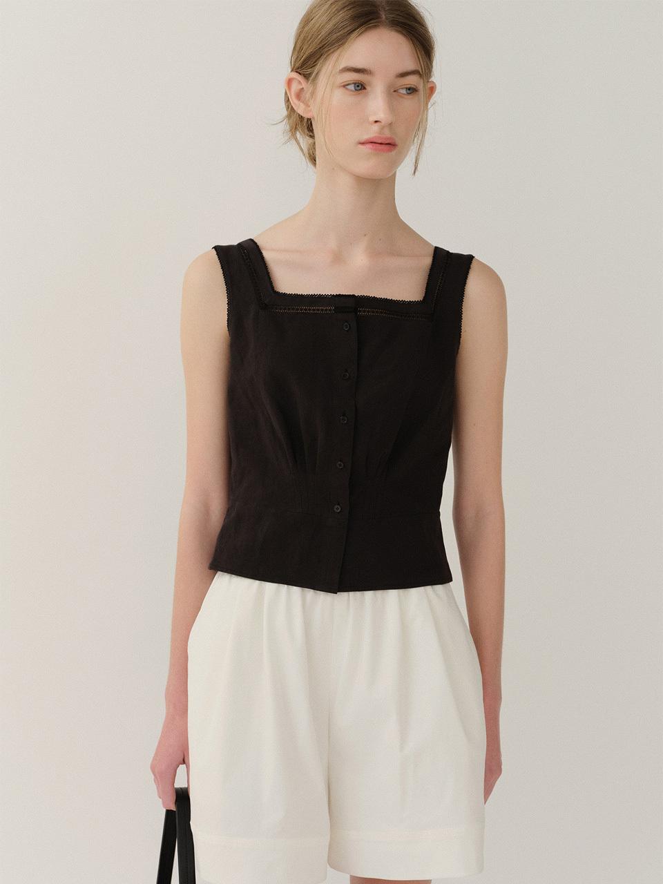 KINDERSALMON Battement Sleeveless Black