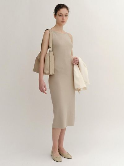 KINDERSALMON Belinda Dress_Ash Khaki
