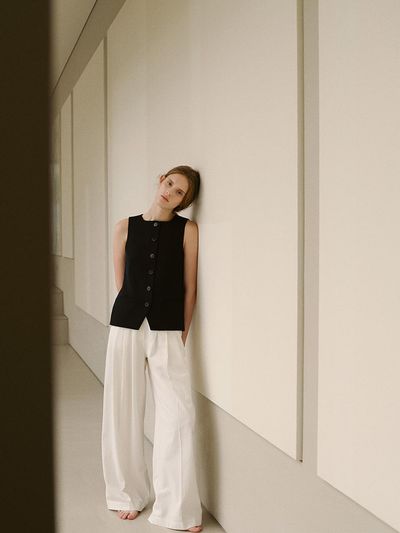KINDERSALMON Chante Pants - White