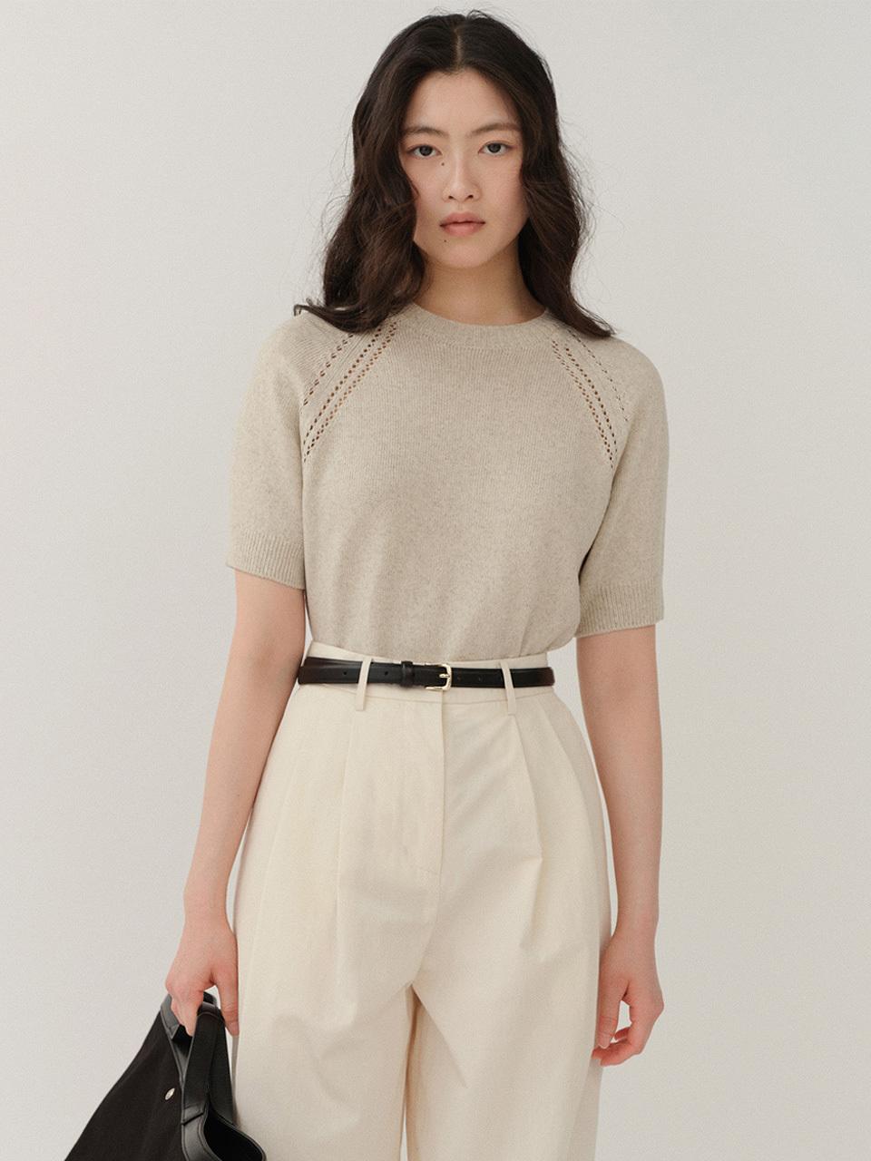 KINDERSALMON Demi Plie Half Knit Greige