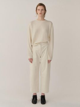KINDERSALMON FW24 Corduroy Pants Ecru