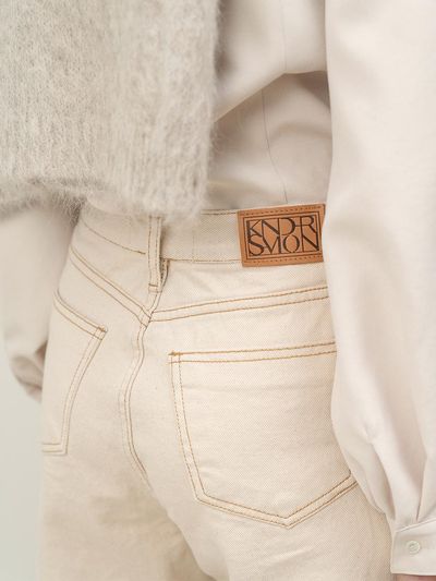 KINDERSALMON Jeans Ecru