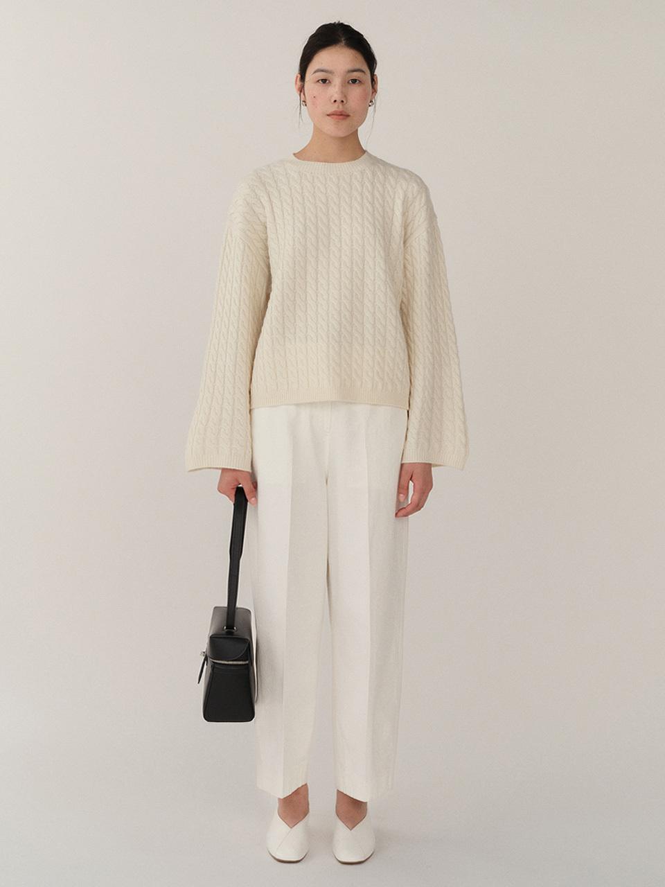 KINDERSALMON Louisa Pants - White