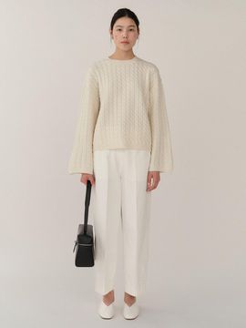 KINDERSALMON Louisa Pants - White