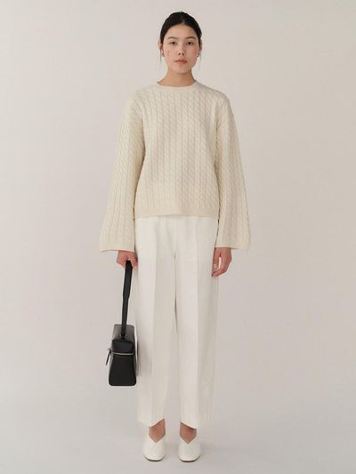 KINDERSALMON Louisa Pants - White