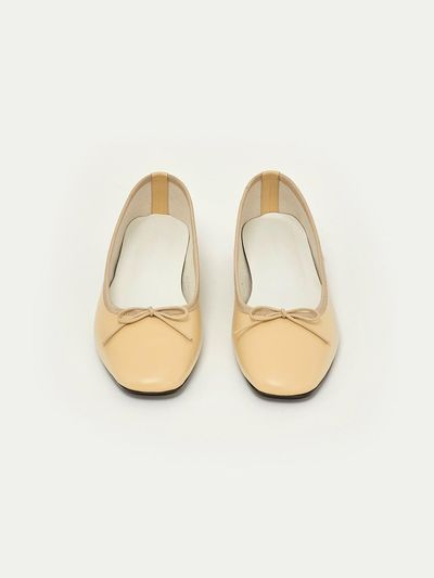 KINDERSALMON Marais Ribbon Leather Flat