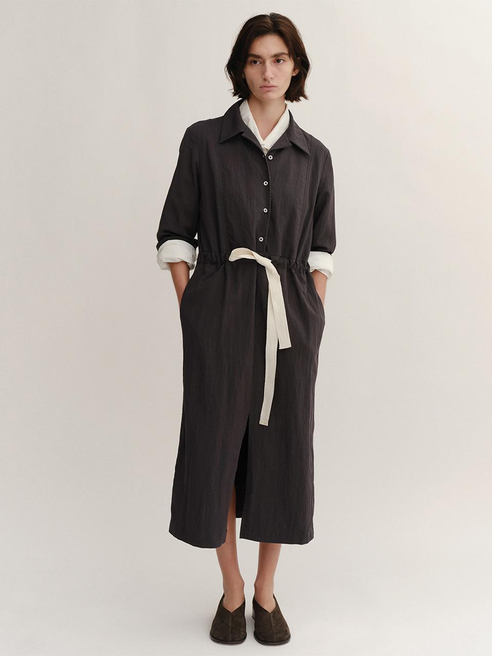 KINDERSALMON Metis Shirt Dress_Dark Navy