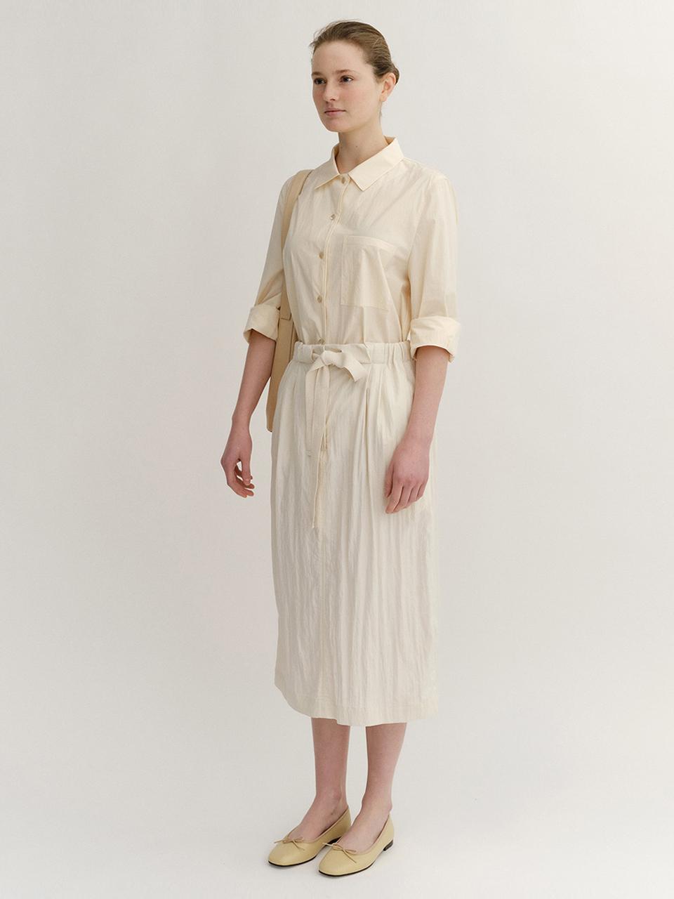 KINDERSALMON Metis Skirt_Ecru