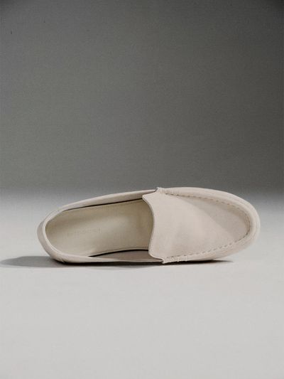 KINDERSALMON PF24 Bask Suede Loafer Dove