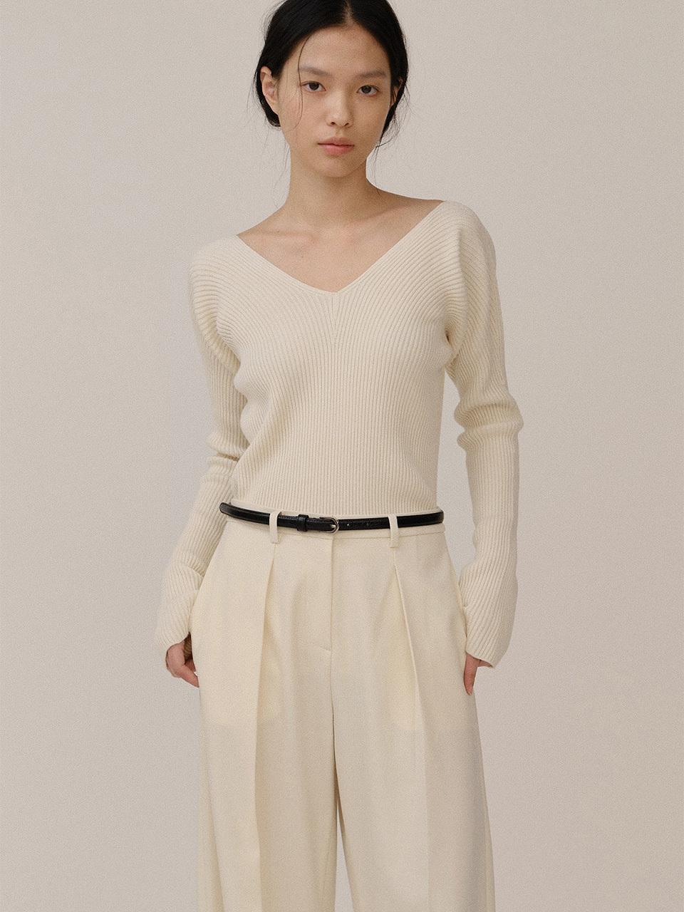 KINDERSALMON PF24 Carnation Pullover Bone
