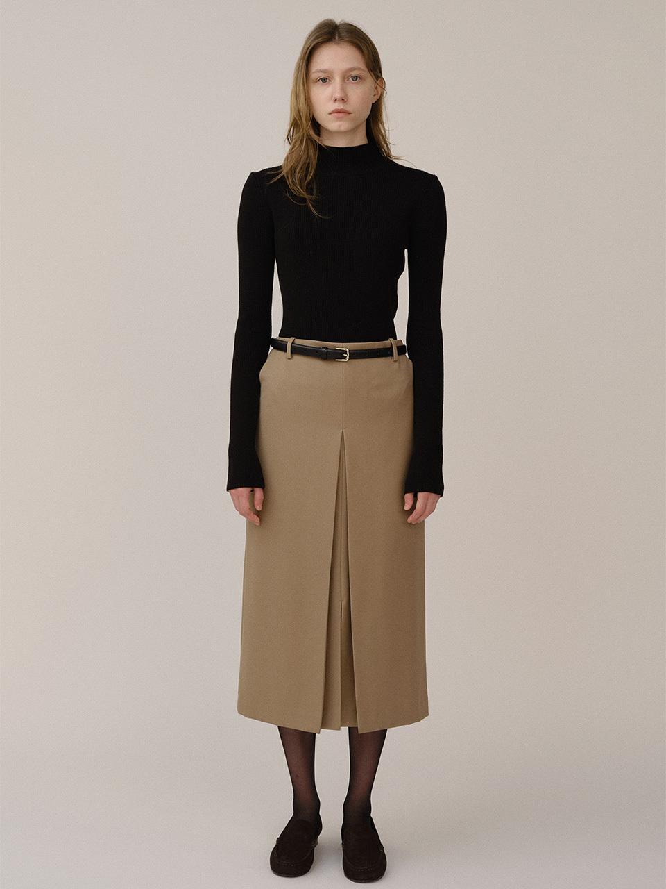 KINDERSALMON PF24 Isaac Wool Skirt Camel
