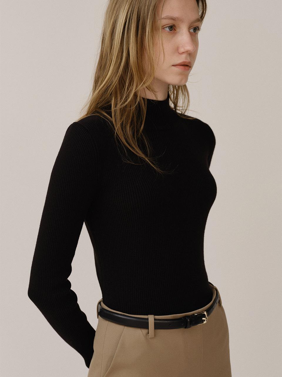 KINDERSALMON PF24 Turtleneck Black