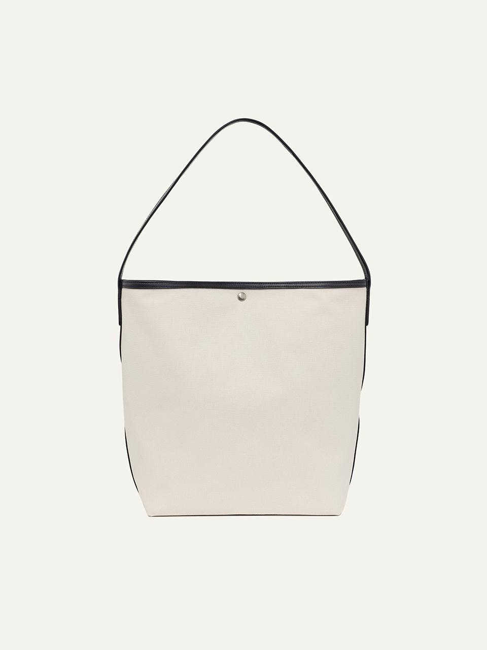KINDERSALMON RS24 Posell Canvas Shoulder Bag Ecru