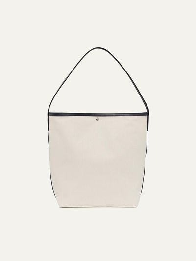 KINDERSALMON RS24 Posell Canvas Shoulder Bag Ecru