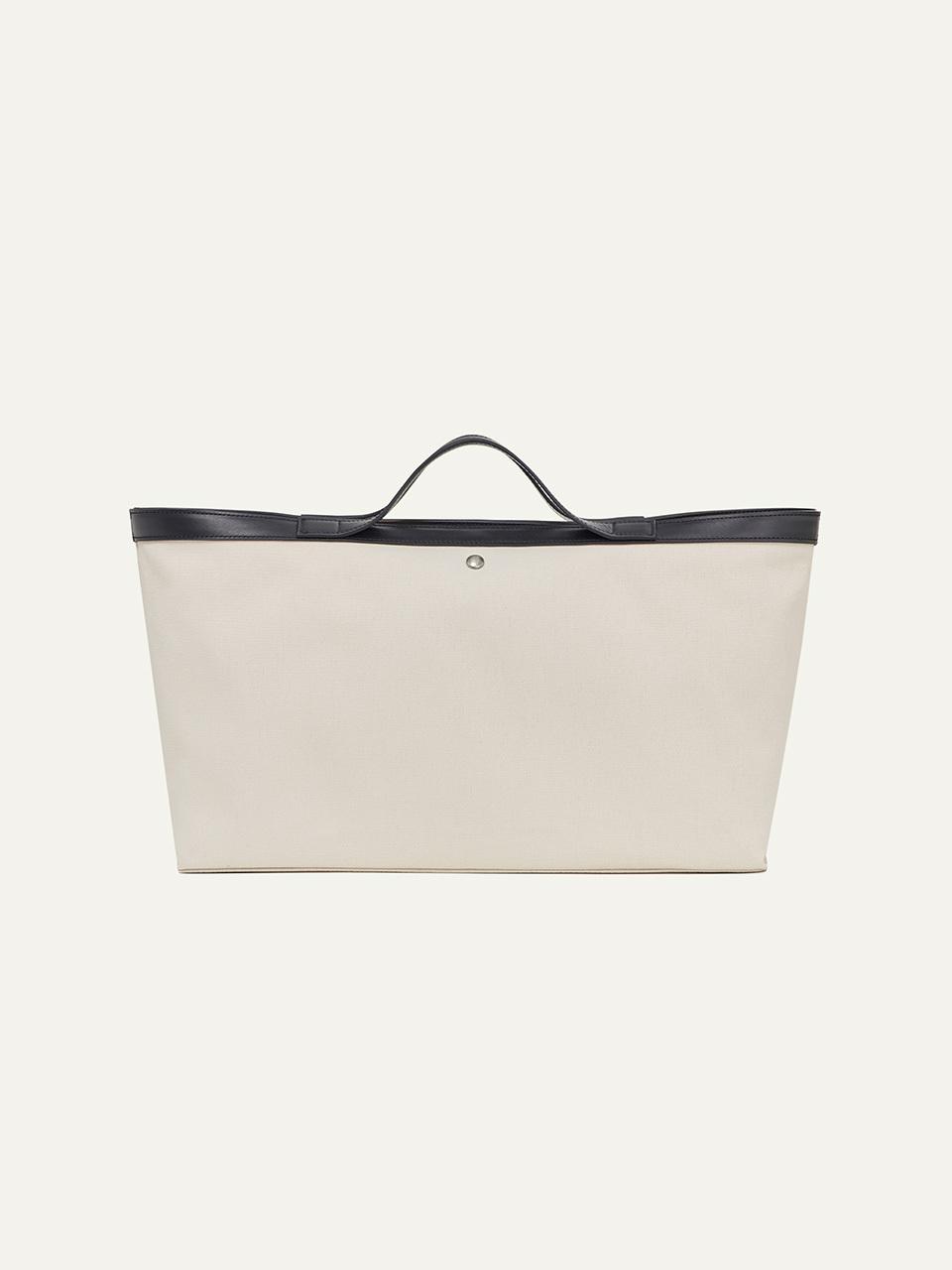 KINDERSALMON RS24 Posell Canvas Tote Bag Ecru