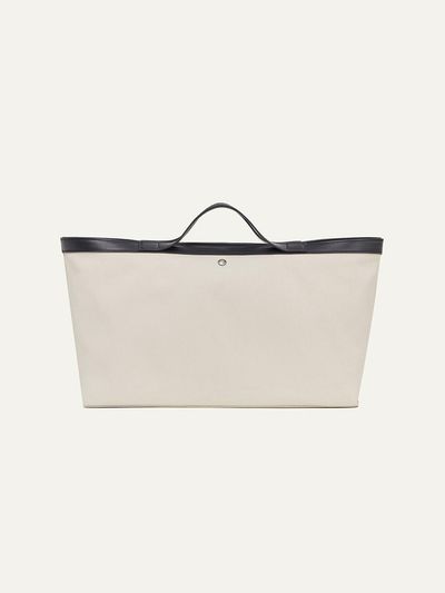 KINDERSALMON RS24 Posell Canvas Tote Bag Ecru