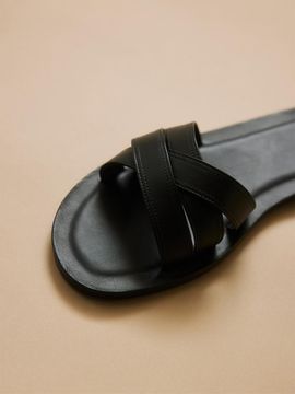 KINDERSALMON RS24 Verdi Leather Slide Black
