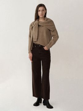 KINDERSALMON Ruth Trouser Denim - Taupe