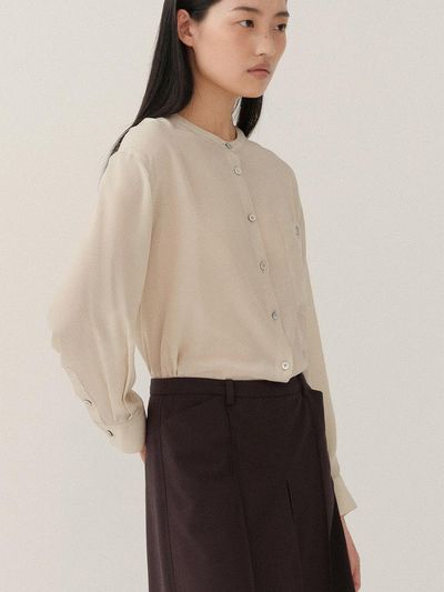KINDERSALMON Silk Blouse