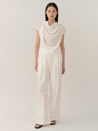 KINDERSALMON String Wide Banding Pants