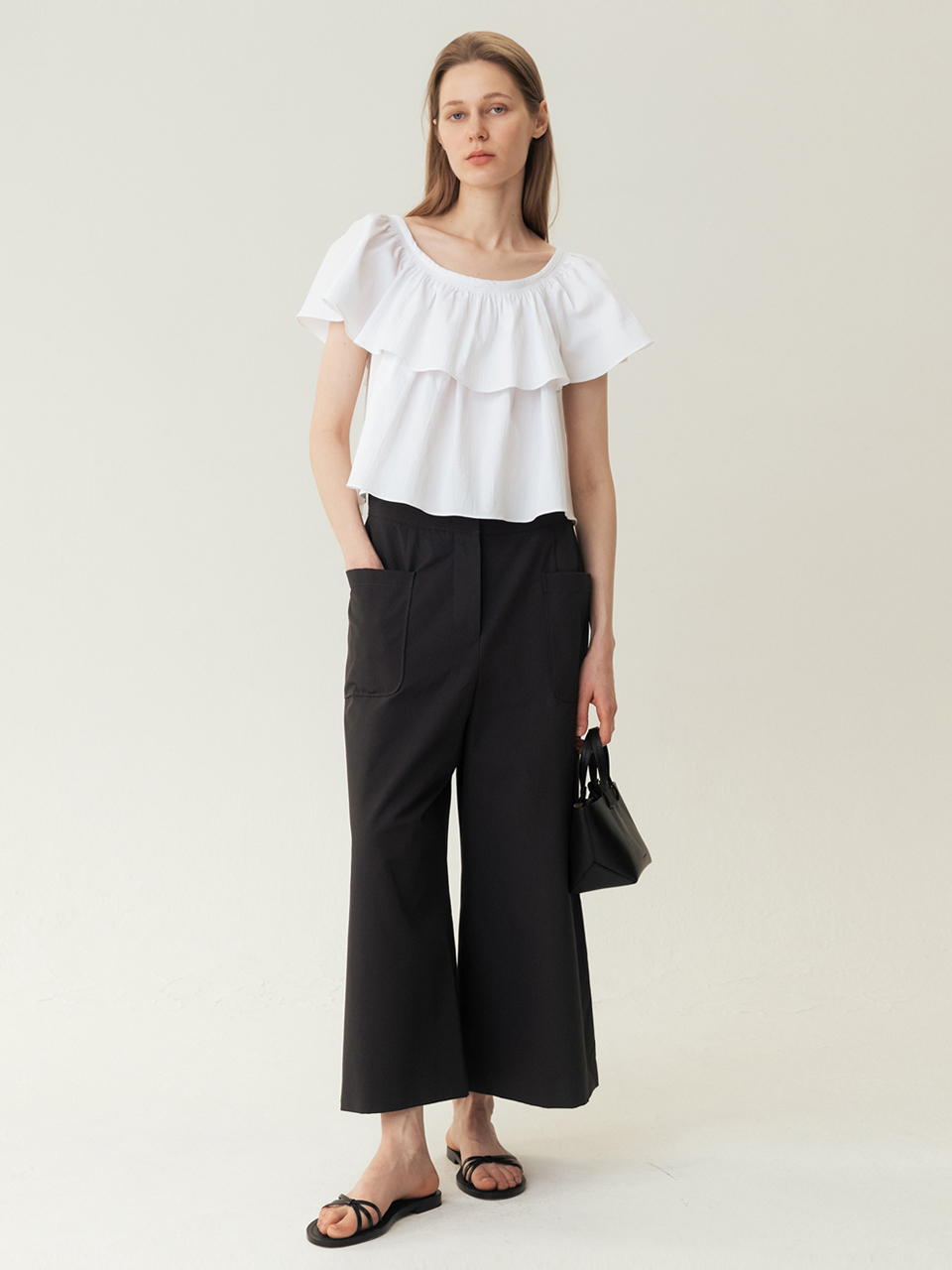 KINDERSALMON Wide Culottes - Ink