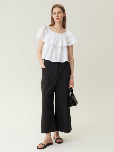 KINDERSALMON Wide Culottes - Ink