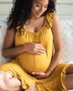 Kindred Bravely Kindred Bravely Ruffle Strap Labor & Delivery Gown - 4