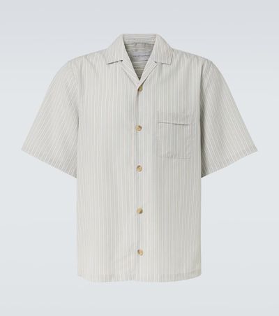 King & Tuckfield King & Tuckfield Striped bowling shirt