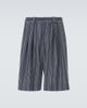 King & Tuckfield King & Tuckfield Striped wool Bermuda shorts - 1