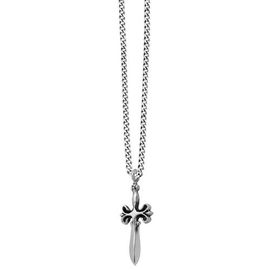 King Baby Studio King Baby Studio Dagger Pendant on Curb Link Chain