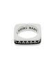 King Baby Studio King Baby Studio Sterling Silver High Roller Club Club Suit Square Stack Ring - 1