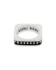 King Baby Studio King Baby Studio Sterling Silver High Roller Club Diamond Suit Square Stack Ring - 1